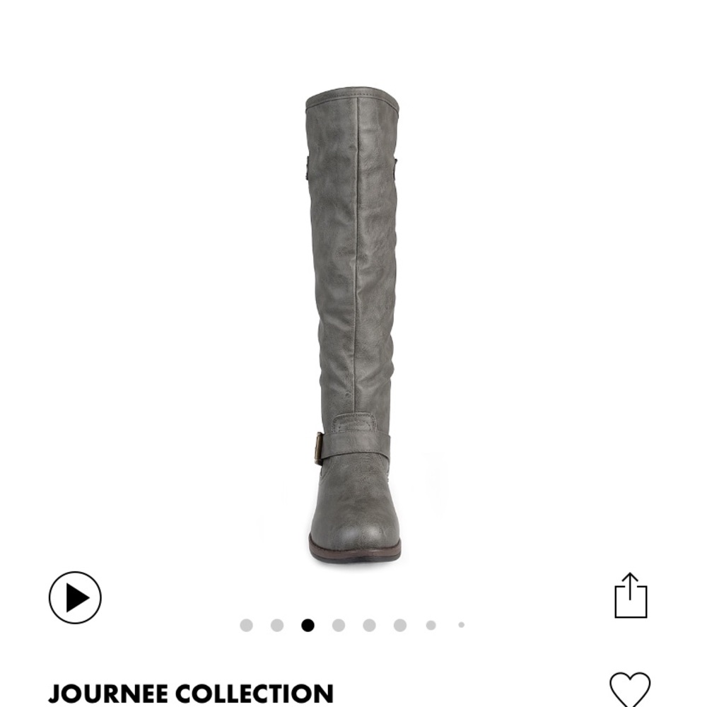 Journee Extra Wide Calf Riding Boot - Picture 4 of 4
